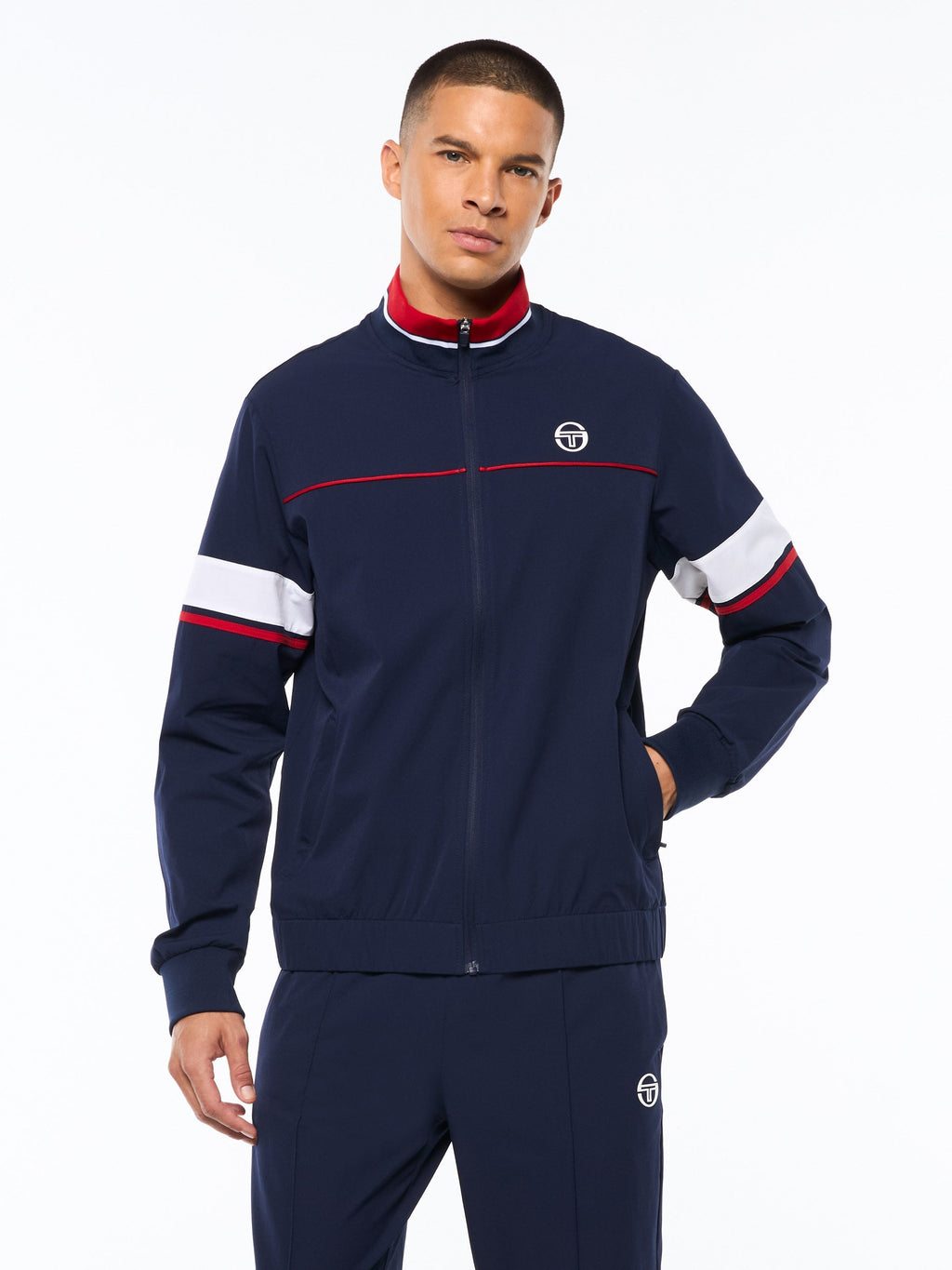 Solare Track Jacket-Maritime Blue