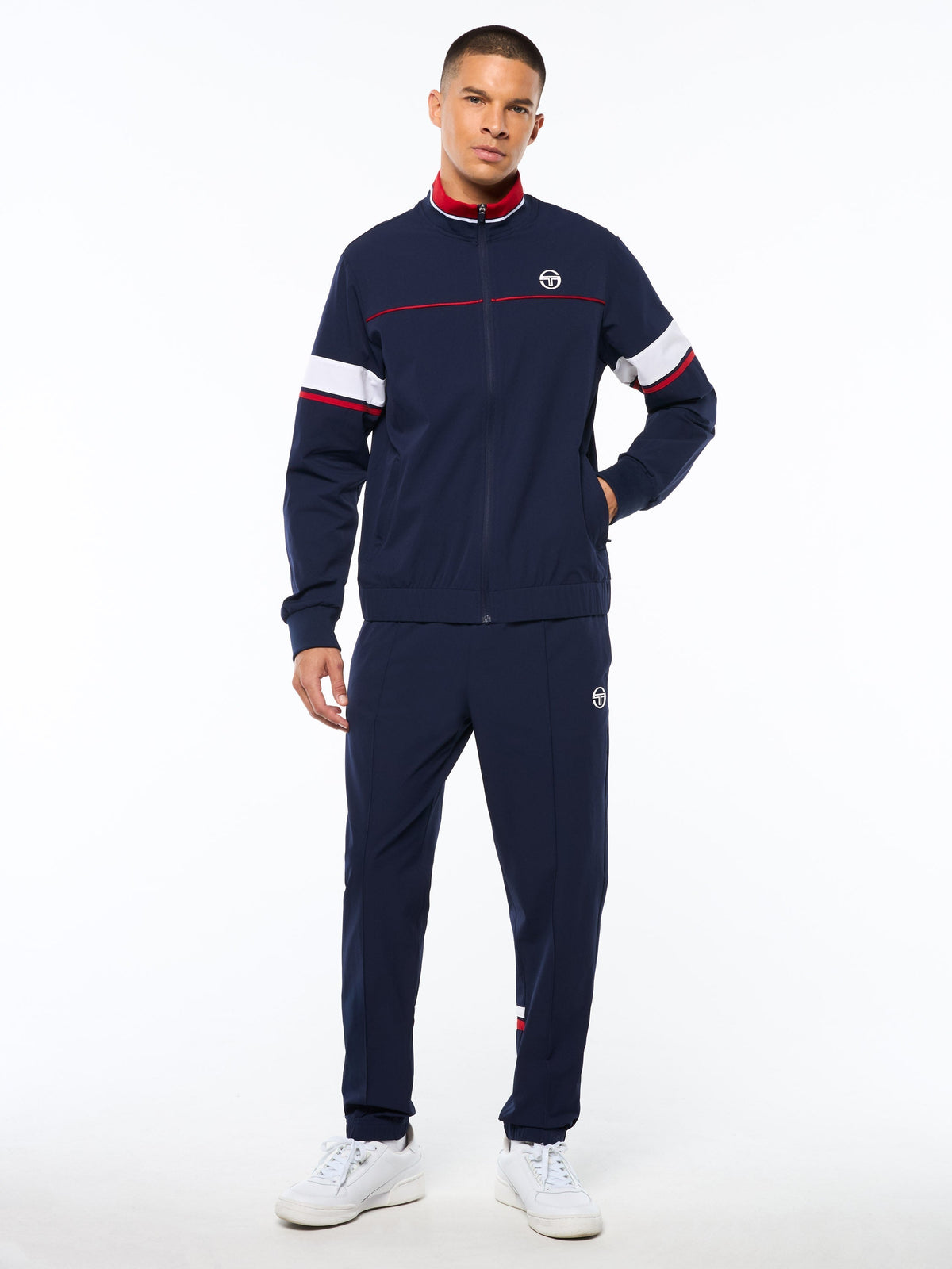 Solare Track Jacket-Maritime Blue