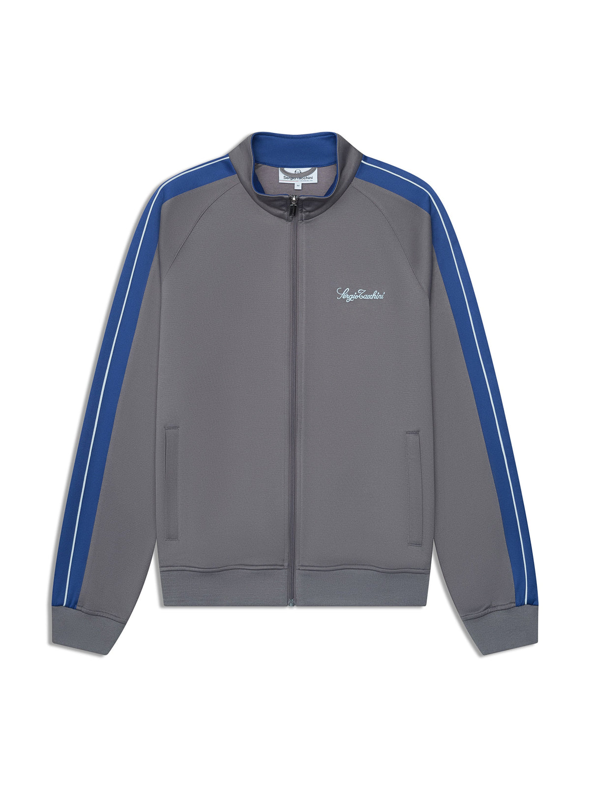 Semplice Track Jacket-Quiet Shade