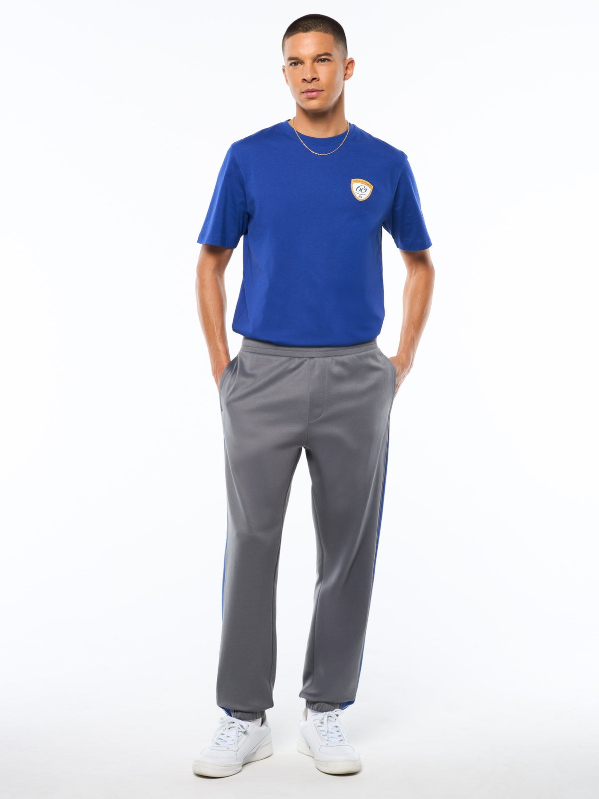 Semplice Track Pant-Quiet Shade