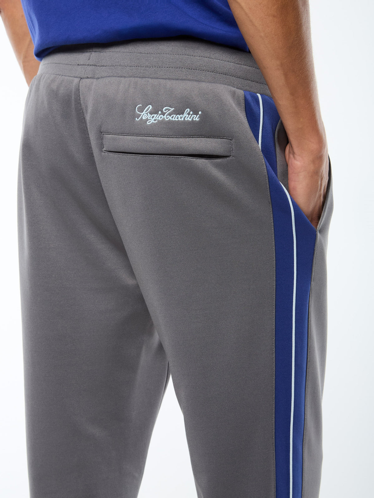 Semplice Track Pant-Quiet Shade