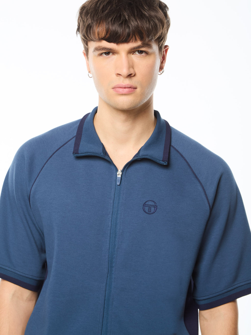 Pannello Short Sleeve Track Jacket-Key Largo