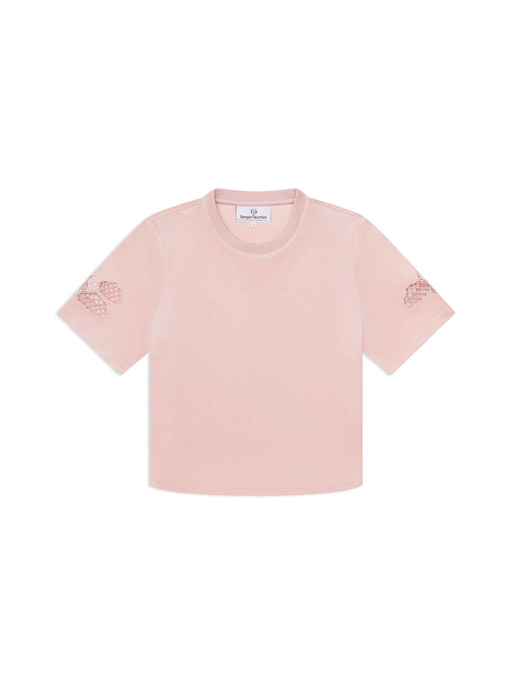 Nuvola Velour Cropped T-Shirt-Barely There