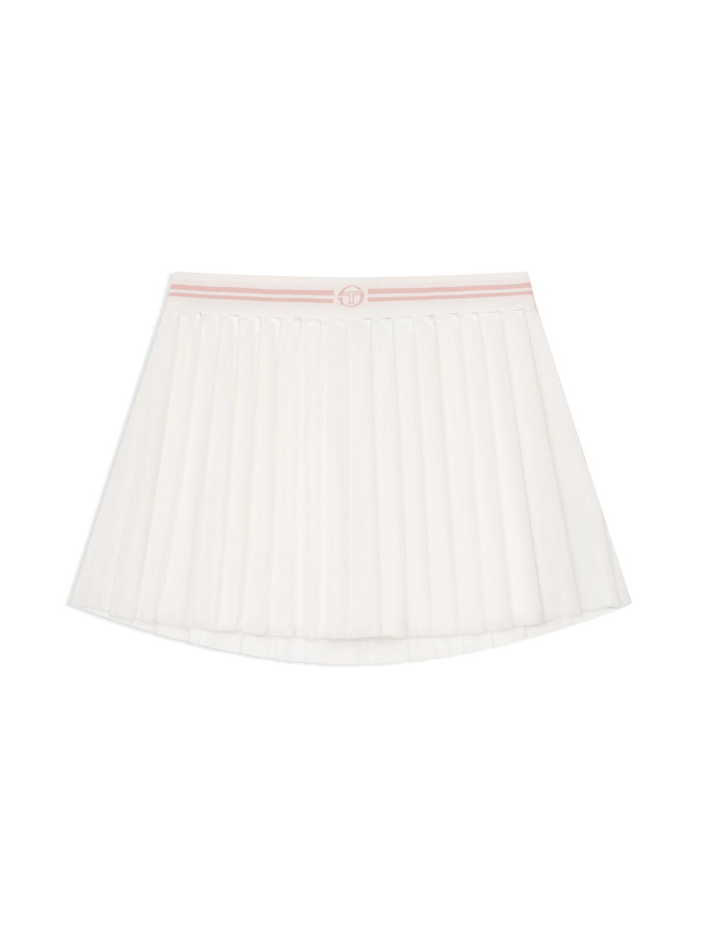 Nuvola Velour Skort-Gardenia
