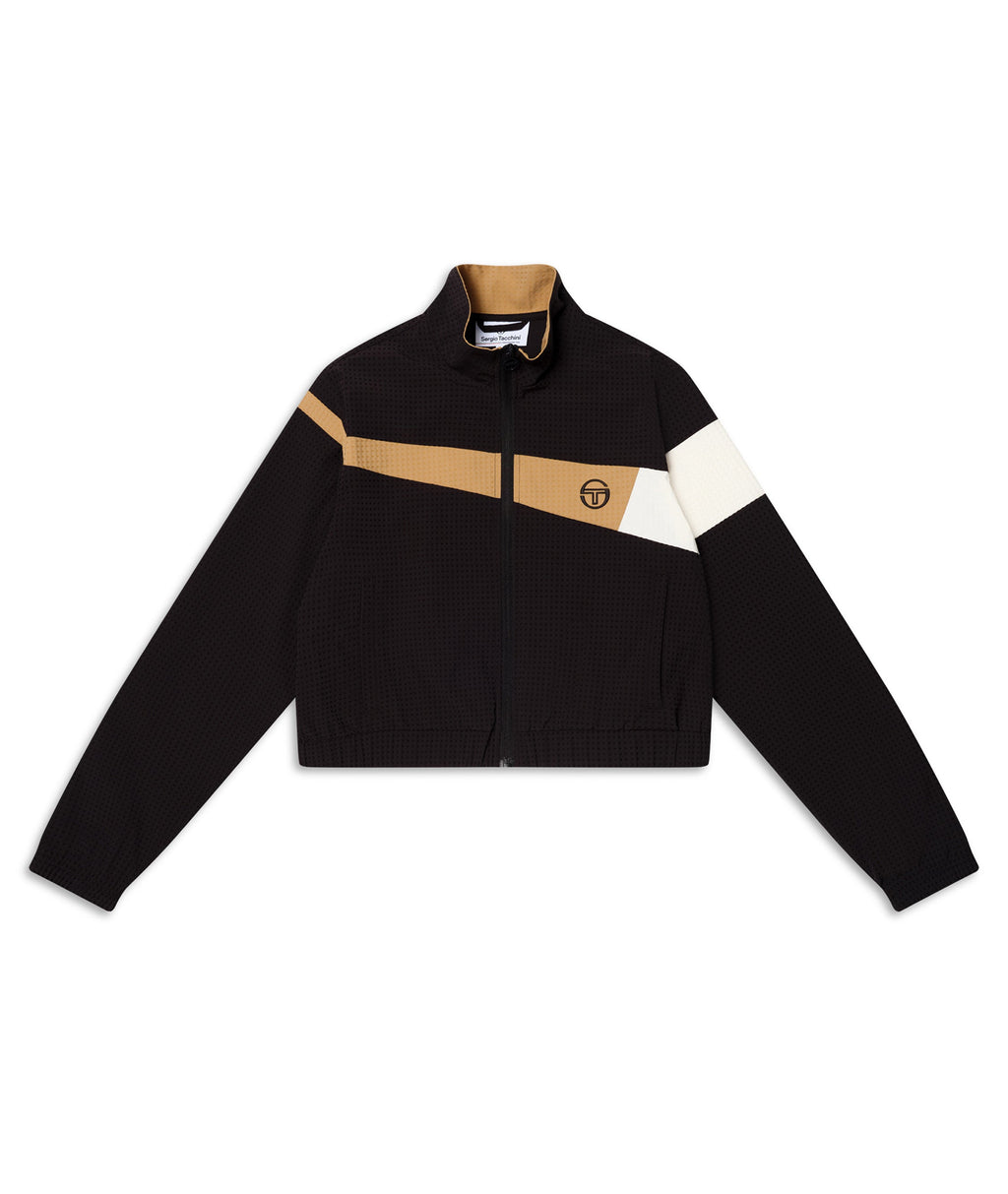 Roma Track Jacket-Black Beauty