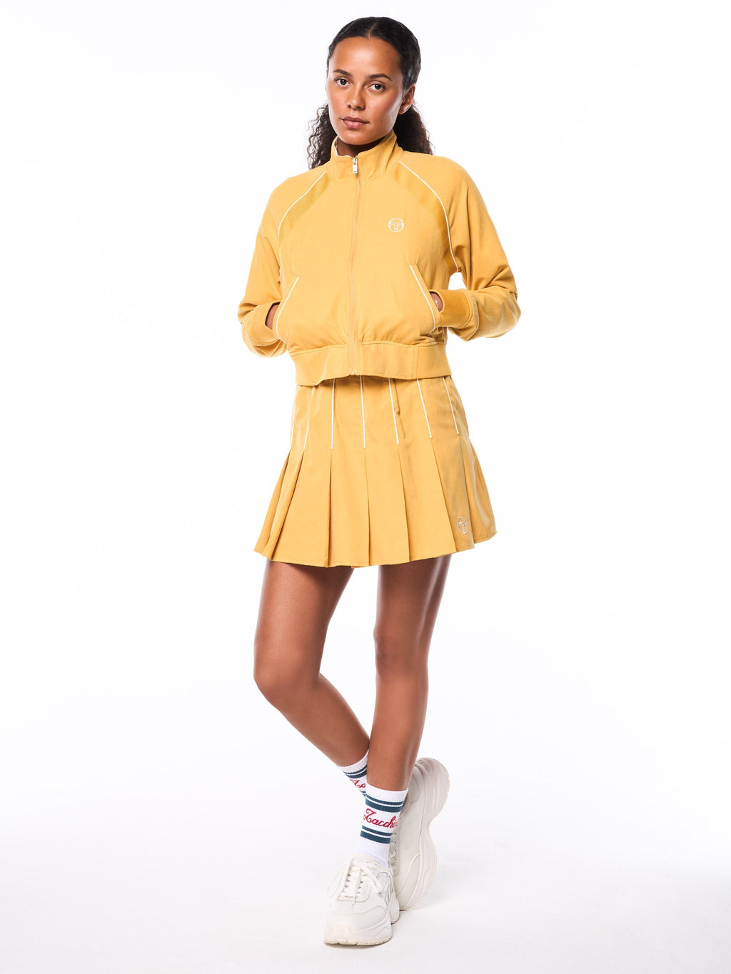 Via Skirt-Honey Gold