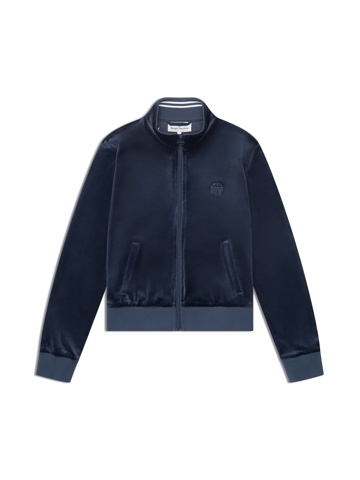 Nuvola Velour Track Jacket-Key Largo
