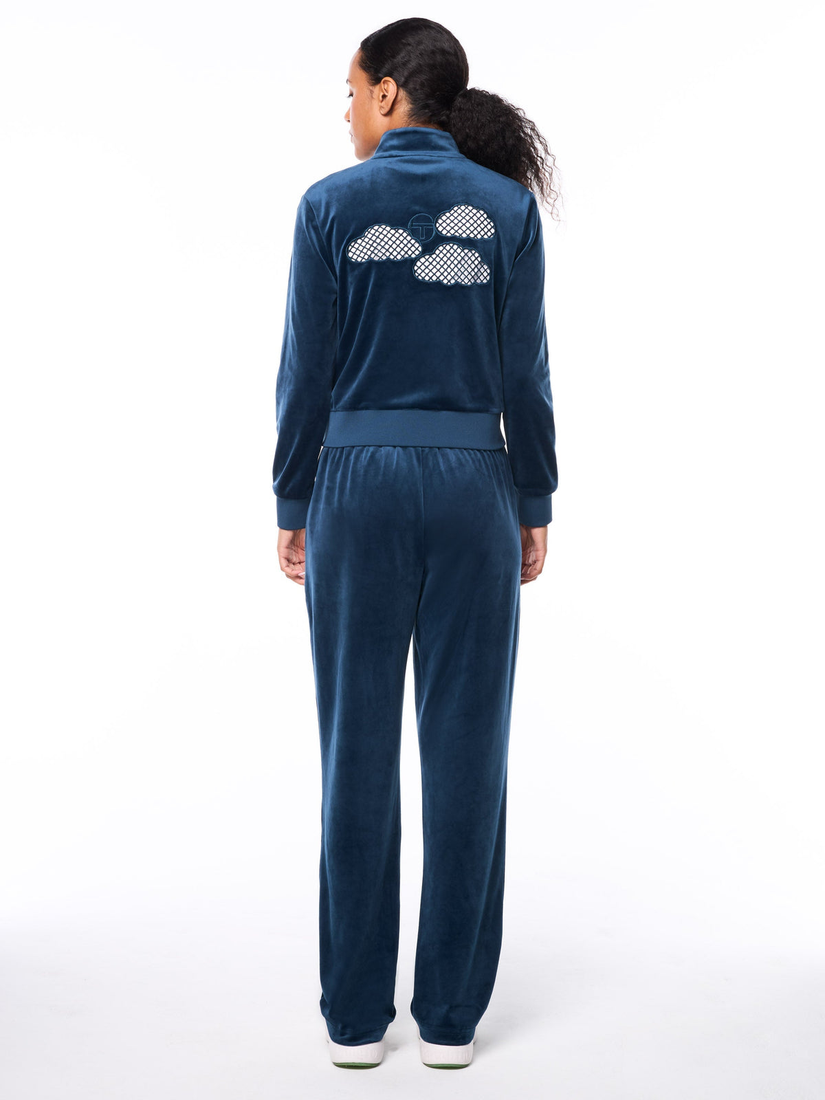 Nuvola Velour Track Jacket-Key Largo
