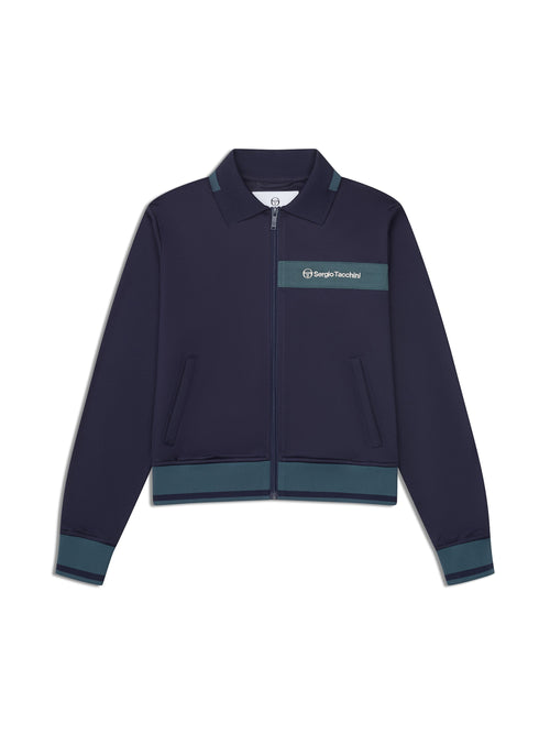 Amara Track Jacket-Maritime Blue