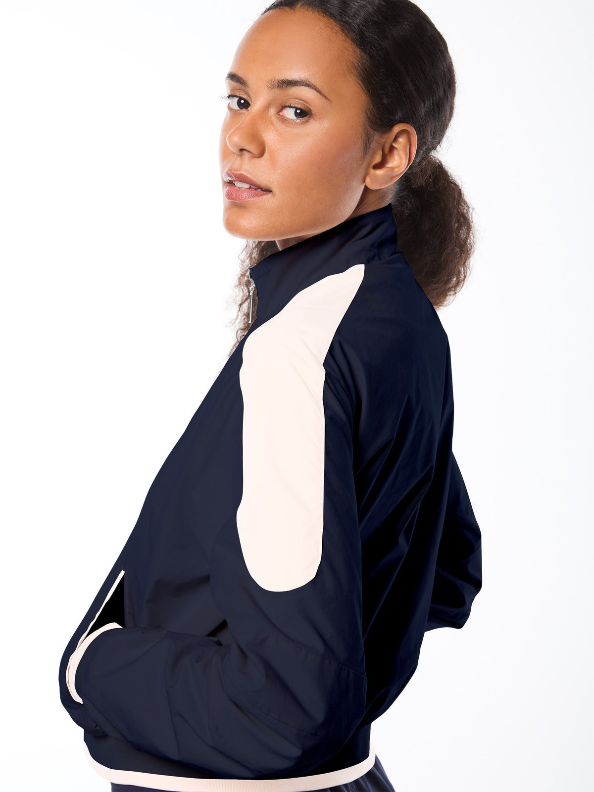Nella Track Jacket- Maritime Blue